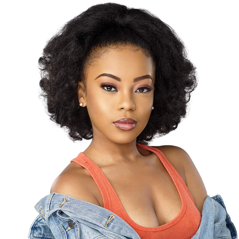 Sensationnel CKCO ponytail - rain maker synthetic Instant pony tail drawstring and updo - Curls kinks and co drawstring rain maker (T1B/30)
