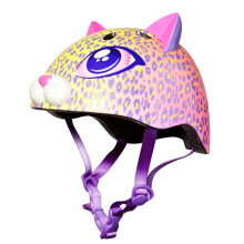Capacete Raskullz Cutie Cat, 5+ Anos, Amarelo