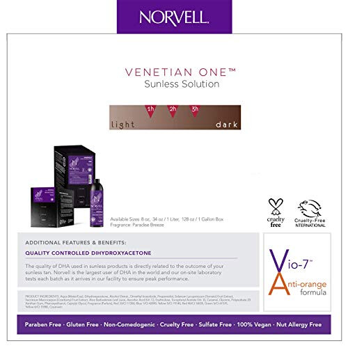Norvell Premium Sunless Tanning Solution - Venetian One, 1 Liter 2