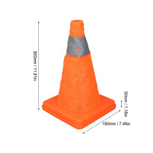 Foldable 30cm Cones Reflective for Parking Lots