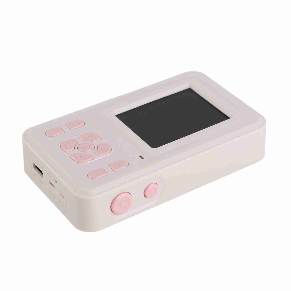 Digital Camera Pink Color FHD 4K 48MP Point Shoot 8X Zooming Compact Small Camera for Kids