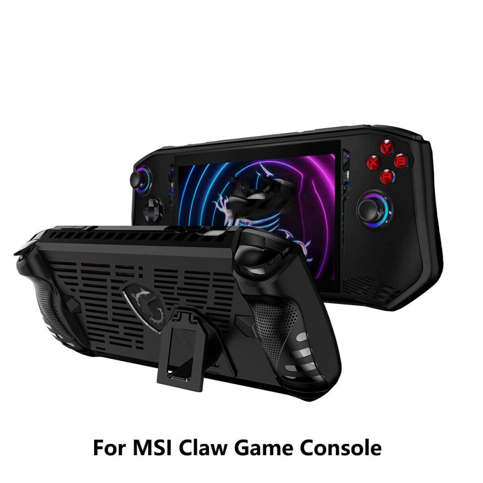 Tpu Protective Cover For Msi Claw Stand Game Handheld Protection Case Uk Black 6963793380596