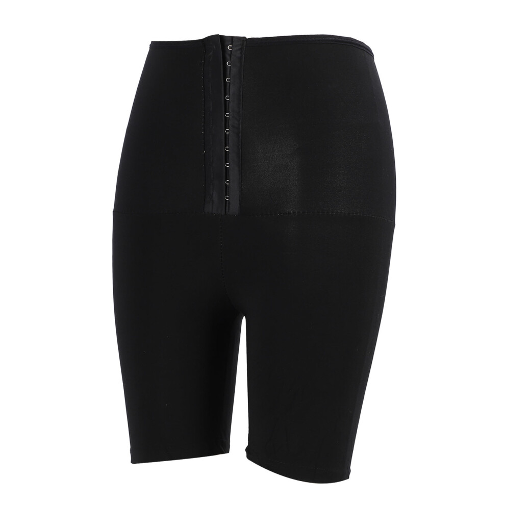 Sauna Sweat Short Pants PU Leather High Waist Sweat Yoga Pants Tummy Tucking and Hip Lifting Sweat Pants for Women XL