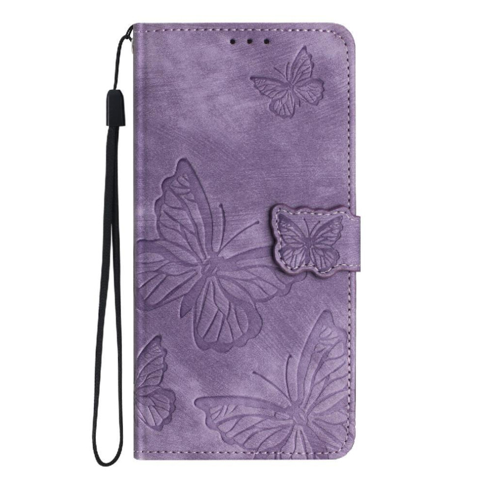 (Purple) Flip Case For Samsung Galaxy A36 5G Card Slots Holder Wallet Butterfly Pu Leather Magnetic Closure Purple 764563524013