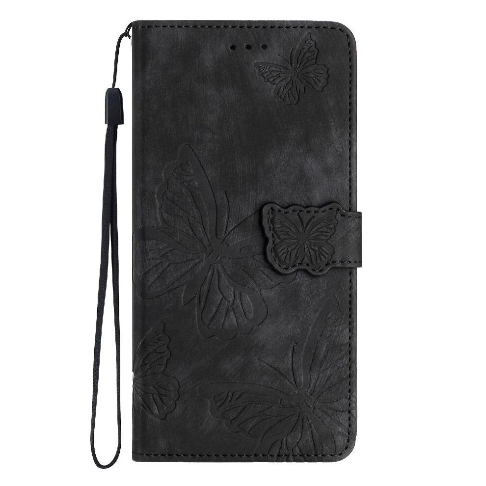 (Black) Flip Case For Samsung Galaxy A36 5G Card Slots Holder Wallet Butterfly Pu Leather Magnetic Closure Black 764563524037