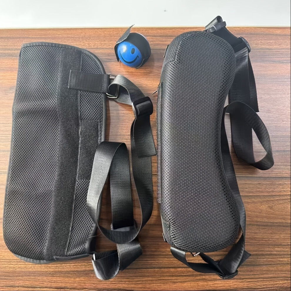 Topsrjyl Black (Black) Essential Items For Home Care: Elbow Support Immobilizer And Arm Sling For Fractures And Injuries.