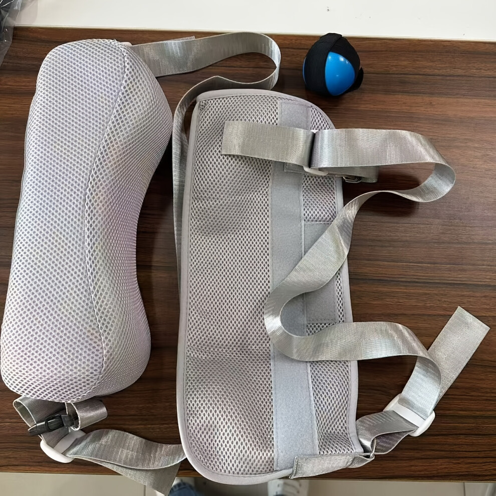 Topsrjyl Grey (Grey) Essential Items For Home Care: Elbow Support Immobilizer And Arm Sling For Fractures And Injuries.