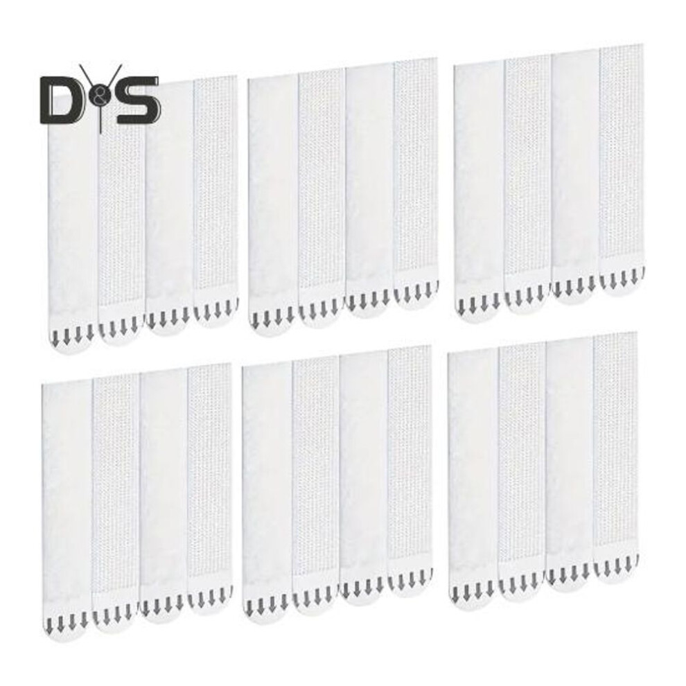 (as the picture, C) 12 Pairs Picture Hanging Strip Heavy Duty Sticky Picture Hanger Removable No Nails Adhesive Photo Frame Mounting Artwork Poster Wall Hanging Tape