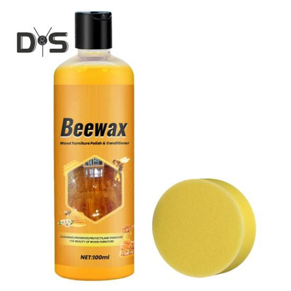 100ml Beeswax Spray Furniture Polish Cleaner Natural Beeswax Spray Beeswax Finish Enhancer for Restore Shine Extend Furniture Life