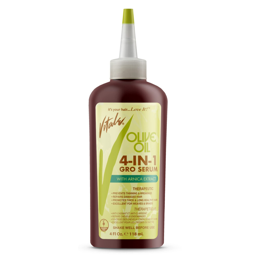 Vitale Olive Oil 4 In 1 Growth Serum 4 Oz