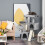 PawHut PawHut 111cm Kitten Activity Centre with Scratching Post Condo Hammock Grey 1