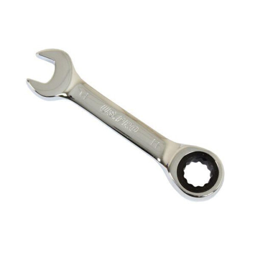 us pro US PRO Tools 11mm Stubby Gear Combination Ratchet Spanner Wrench 72T 3897 1
