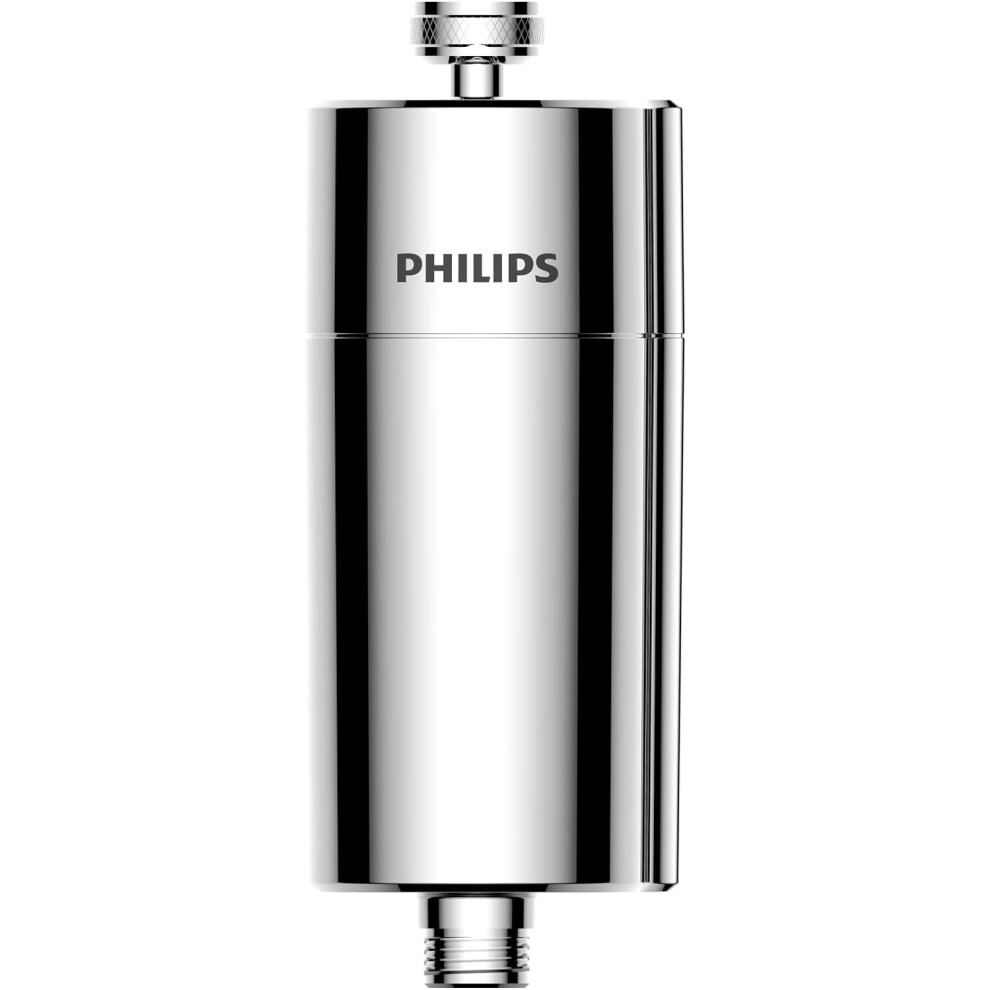 Philips Shower Filter 3-Stage Water Softener Double Mesh Filtration Kdf Material Reducing Chlorine/Impurities/Rust Sediments (Shower Filter Set)