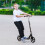 Homcom HOMCOM Foldable Kick Scooter for Kids w/ Adjustable Height, Break, Big Wheels 1