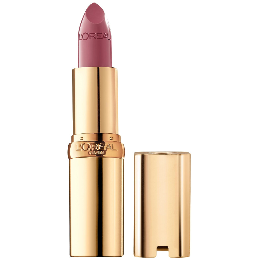 LOr?al Paris Colour Riche Original Creamy  Hydrating Satin Lipstick with Argan Oil and Vitamin E  Saucy Mauve   1 Count