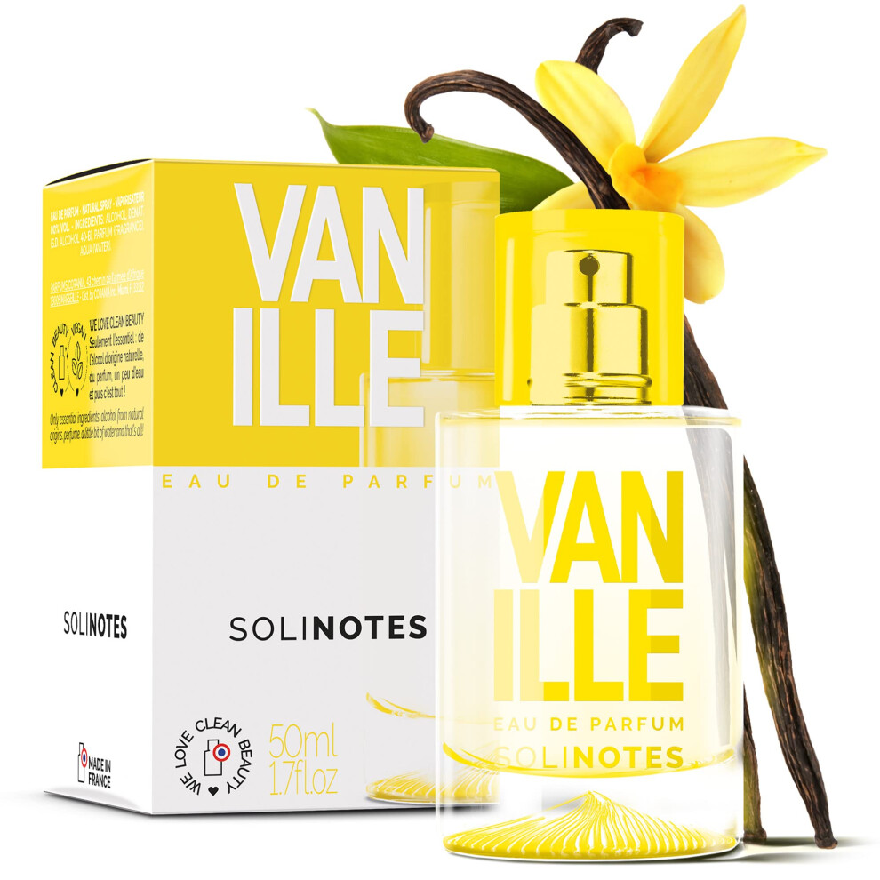 Solinotes Par Solinotes Vanilla Perfume For Women - Eau De Parfum | Delicate Floral And Soothing Scent - Made In France - Vegan - 1.7 Fl.oz
