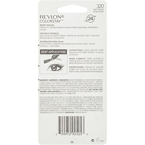 Revlon Revlon Colorstay Brow Crayon Soft Black 2