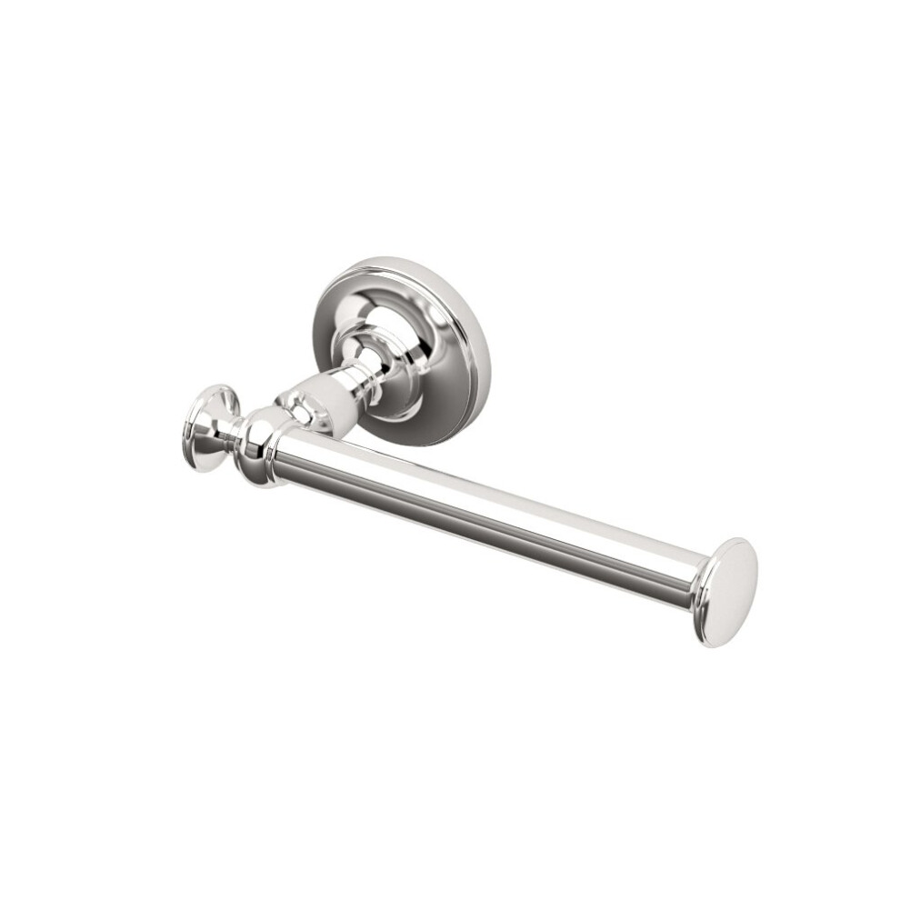 Gatco 4123AZ Tavern Tissue Holder  Polished Nickel/Wall Mounted Euro Style Toilet Tissue Holder  7.13"""" W