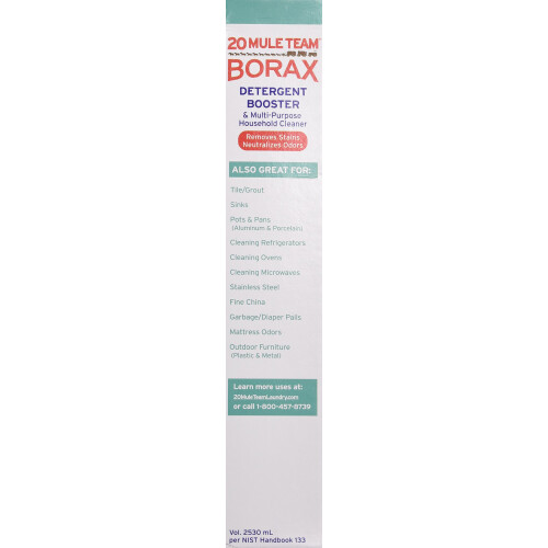 Borax 20 Mule Team Wasmiddel Booster, 65 Oz 1