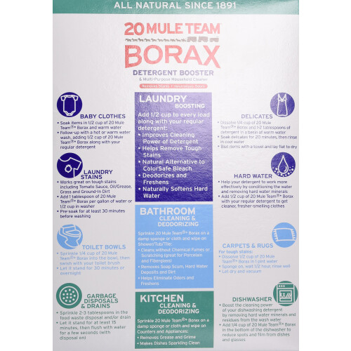 Borax 20 Mule Team Wasmiddel Booster, 65 Oz 2