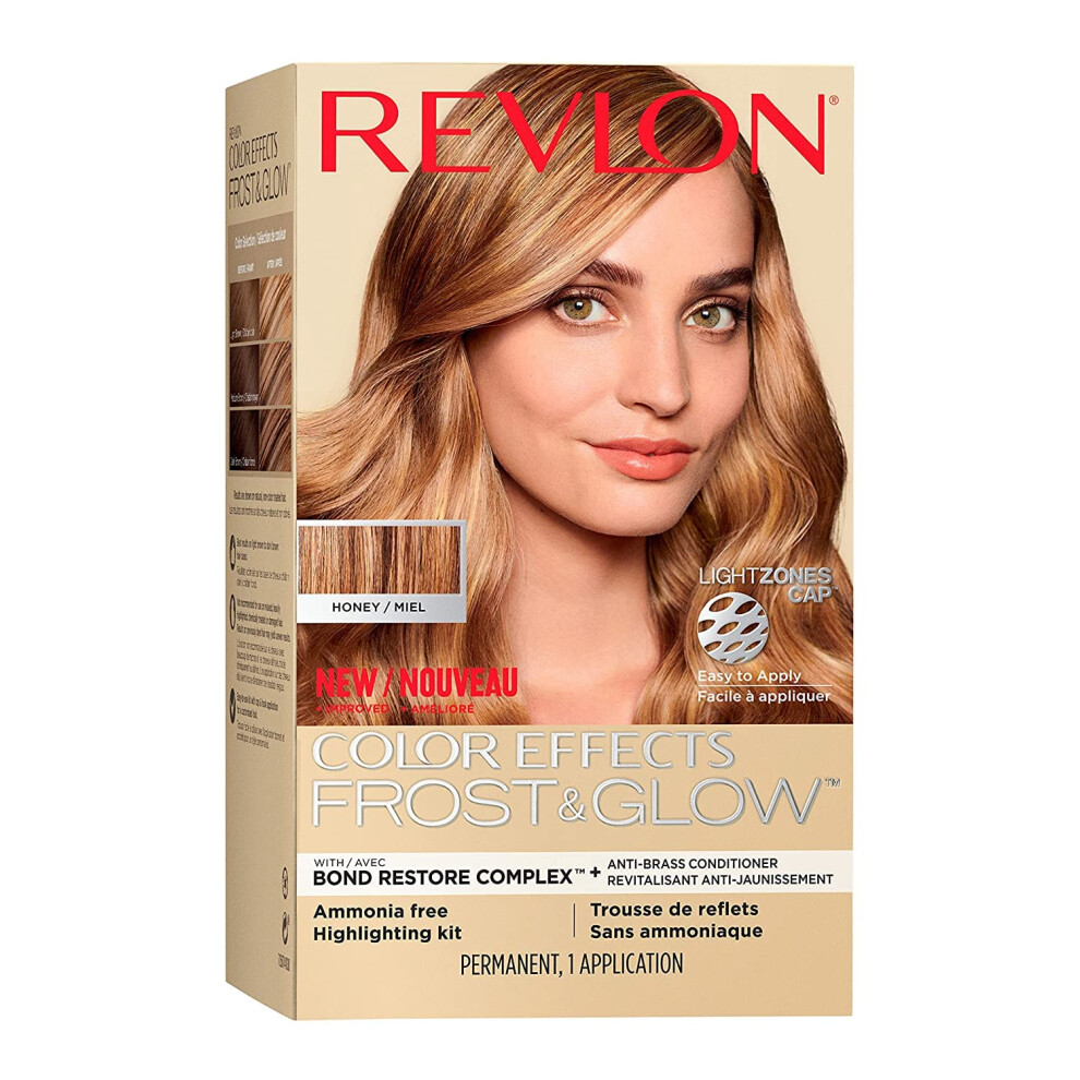 Revlon Permanent Hair Color  Permanent Hair Dye  Color Effects Highlighting Kit  Ammonia Free & Paraben Free  30 Honey  8 Oz  (Pack of 1)