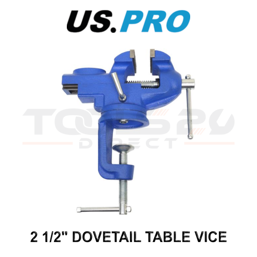 us pro US PRO Tools 60mm 2 1/2" Dovetail Table Vice 2949
