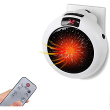 Mini Fan Heater Wall Mount Home Office Desktop Warm Air ElectriHeater Warmer Fan