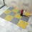 Rubber Flooring Geen 10PCS Interlocking Soft PVC Non-Slip Tile Splicing Waterproof Mat 2
