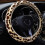 Leopard Fluffy Plush Steering Wheel Cover Soft Plush Warm Winter Universal 38cm 3