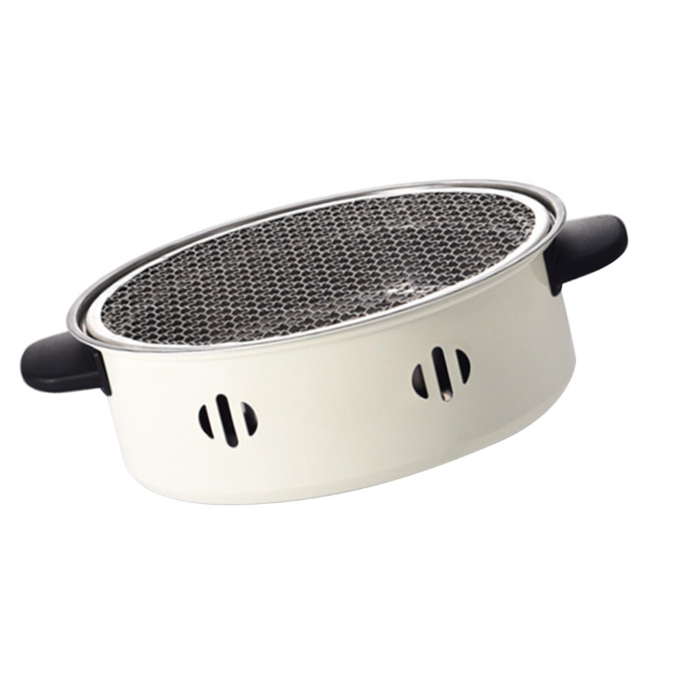Charcoal Barbecue Grill Versatile Deformation Proof Portable Barbecue Grill for Indoor Outdoor Camping