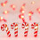 Christmas Themed String Lights, Candy Cane String , 9.8ft 30 Led, Battery Powered, Holiday Party 1