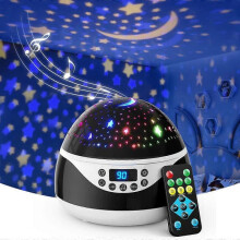 Stars Night Light Projector Kids with Timer and Music Baby Sensory Light