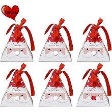 Santa Reindeer Christmas Tree Gift Box Gift Packaging Holidays New Year (santa Claus)