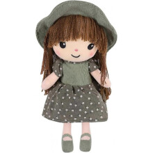 Girl plush rag doll plush stuffed toy soft doll gift hat skirt princess plush toy
