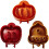 Pie Molds Set, Dumpling Maker,Fall Hand Pie Molds Apple,Acorn & Pumpkin,Dough Presser 3