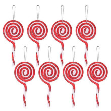 Candy Props Wooden Cane Lollipop Christmas Ornaments Diy Candy Theme Decorations Small