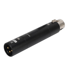 Inline-Mikrofon-Vorverstärker 28 dB Verstärkung, 60 g, Schwarz