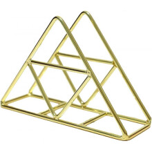 Triangle Napkin Holder Metal Bathroom Kitchen Napkin Stand Flat Napkin Dispenser Organiser