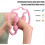 Massage Roller, Trigger Point Roller for Sore Muscles, Arm, Elbow, Thigh Roller Massager for Deep Tissue Relief ( Pink) 4