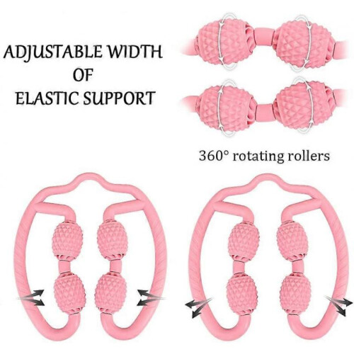 Massage Roller, Trigger Point Roller for Sore Muscles, Arm, Elbow, Thigh Roller Massager for Deep Tissue Relief ( Pink) 1