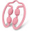 Massage Roller, Trigger Point Roller for Sore Muscles, Arm, Elbow, Thigh Roller Massager for Deep Tissue Relief ( Pink) 1