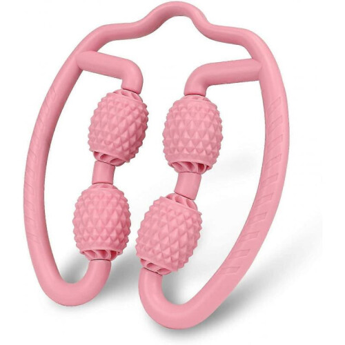Massage Roller, Trigger Point Roller for Sore Muscles, Arm, Elbow, Thigh Roller Massager for Deep Tissue Relief ( Pink)