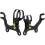 2 Pack Brake Bracket Adapter Car Mount Bracket 20mm 5