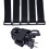 Hook and Loop Straps Cable Ties Organizer Fastener 250 mm x 20 mm, Black (10 Pack) 2