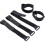 Hook and Loop Straps Cable Ties Organizer Fastener 250 mm x 20 mm, Black (10 Pack) 4