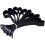 Hook and Loop Straps Cable Ties Organizer Fastener 250 mm x 20 mm, Black (10 Pack) 5