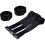 Hook and Loop Straps Cable Ties Organizer Fastener 250 mm x 20 mm, Black (10 Pack) 3