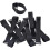 Hook and Loop Straps Cable Ties Organizer Fastener 250 mm x 20 mm, Black (10 Pack) 1
