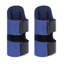 2 Finger Support Brackets with Adjustable Straps, Finger Stabilizers with Built-in Steel Plate Support for Arthritis Relief Trigger Finger Splints