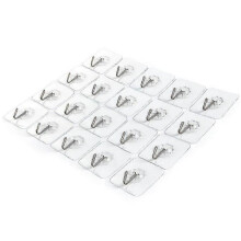 Removable Waterproof Reusable Stainless Steel Hooks 20pcs